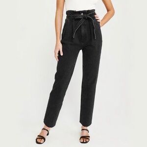 Abercrombie & Fitch Black High Rise Women Jeans